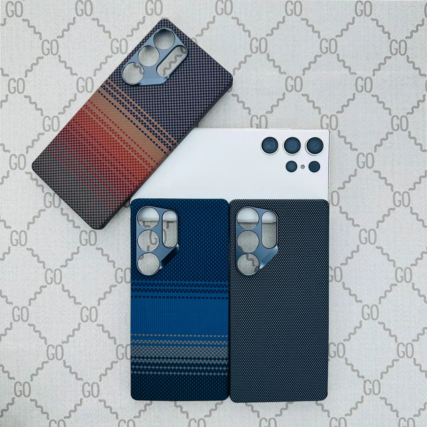 For Samsung Galaxy S25 Ultra Original Feel Ultra-Thin Real Aramid Carbon Fiber Case Built-in Magnetic Wireless Charging