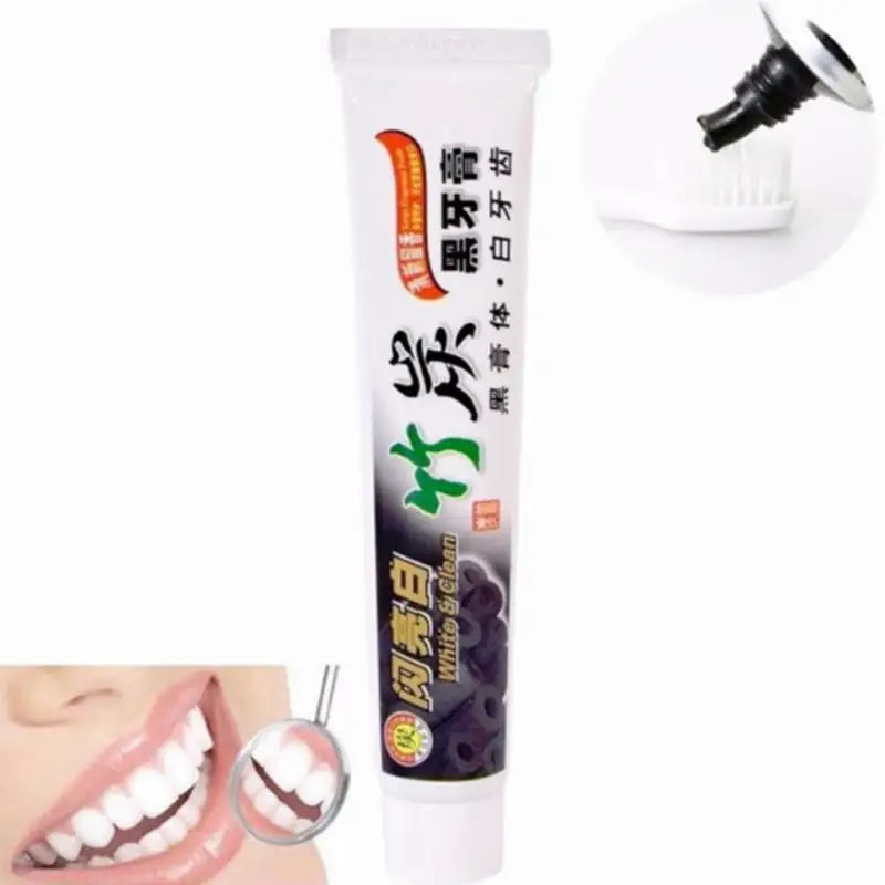 Bamboo Charcoal Toothpaste Whitening Teeth Activated Carbon Removing Yellow Teeth Cleaning Tooth Stain Oral Fresh Tooth Care