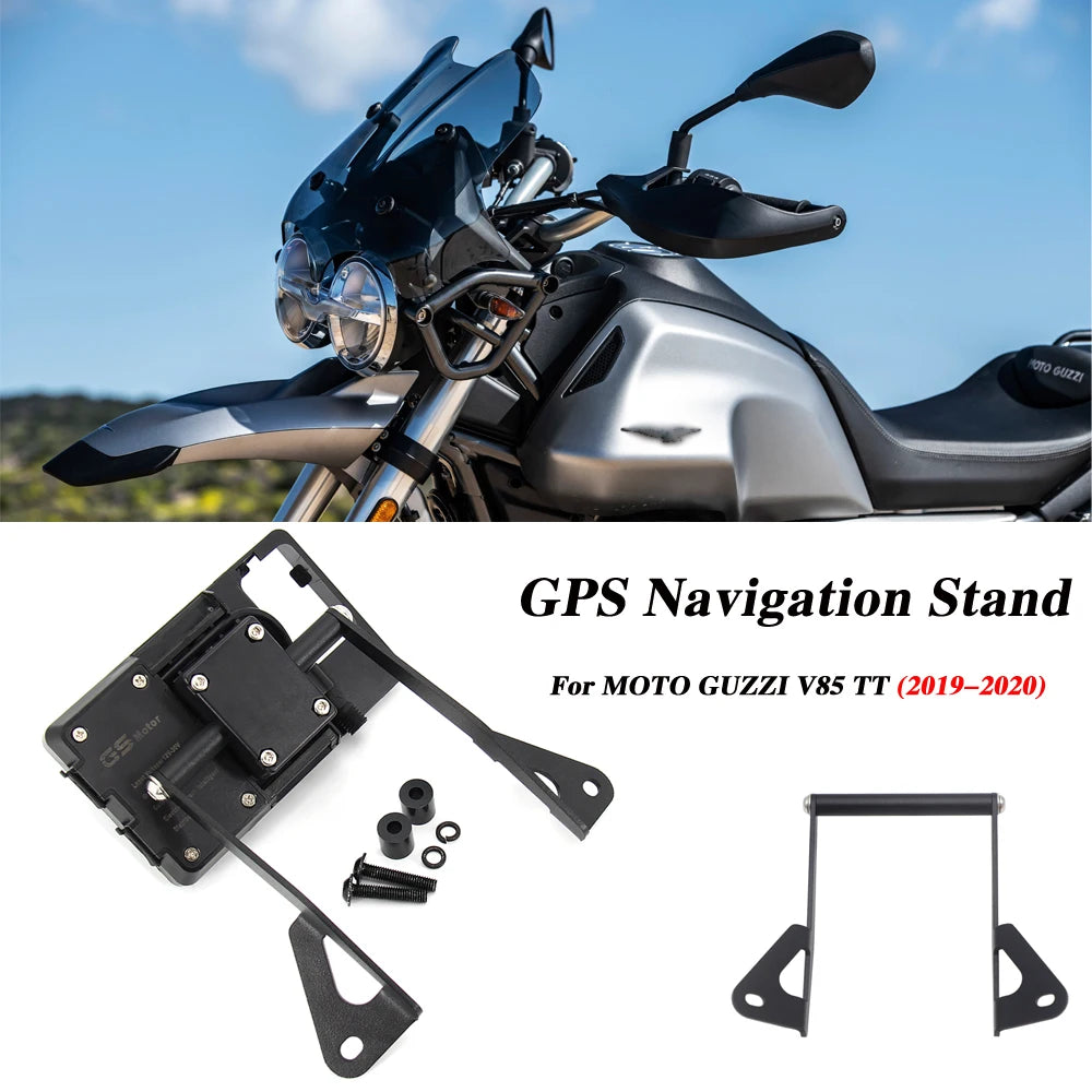 Motorcycle Accessories Navigation bracket For MOTO GUZZI V85 TT 2019 2020 Front Phone Stand Holder Smartphone Phone GPS V85TT