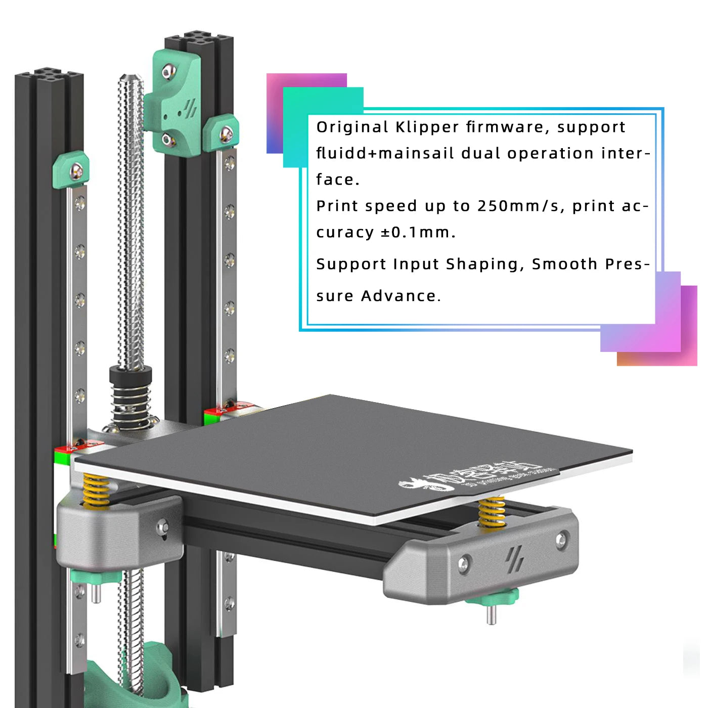 Go V0.1 3D Printer Kit with Enclosed Panel Desktop FDM Corexy Youth 3D Printer DIY Scatter V6 Hotend Full-set Printers Kits