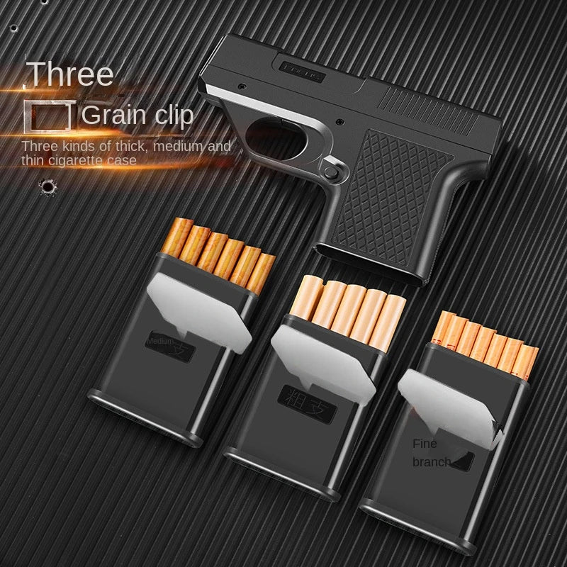 Unusual Lighters Cigarette Box Jet Turb Lighter Gas Lighter Welding Gun Capacit 10PCS Windproof Cigar Lighter Gadgets for Men