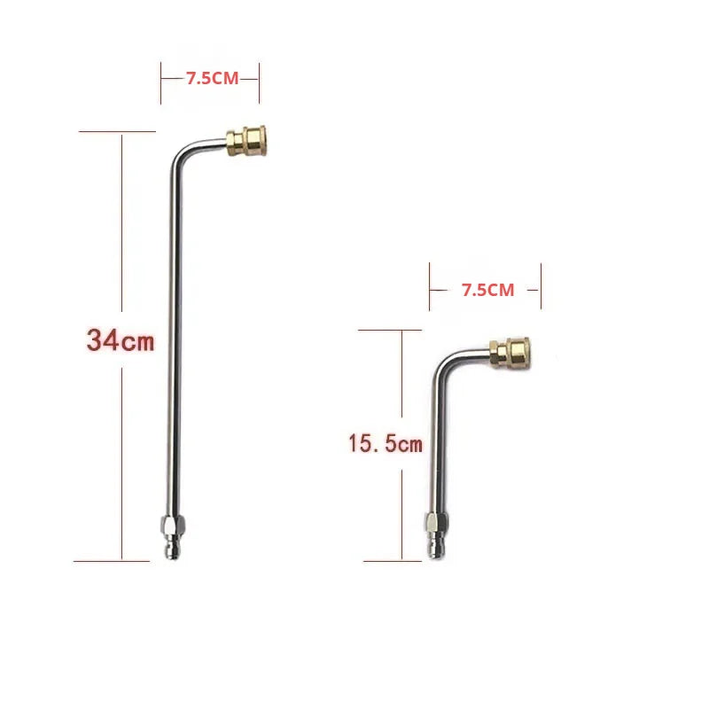 Pressure Washer Extension Rod Lance Set 4000PSI Spray Gun with 1/4 Inch Quick Connect for Efficient Cleaning