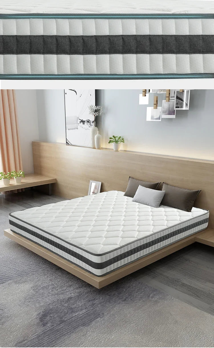 European Luxury Modern Double Bed Frame Mattress Storage Solid Wood Princess Bed Queen Size Cama Bedroom Set Furniture