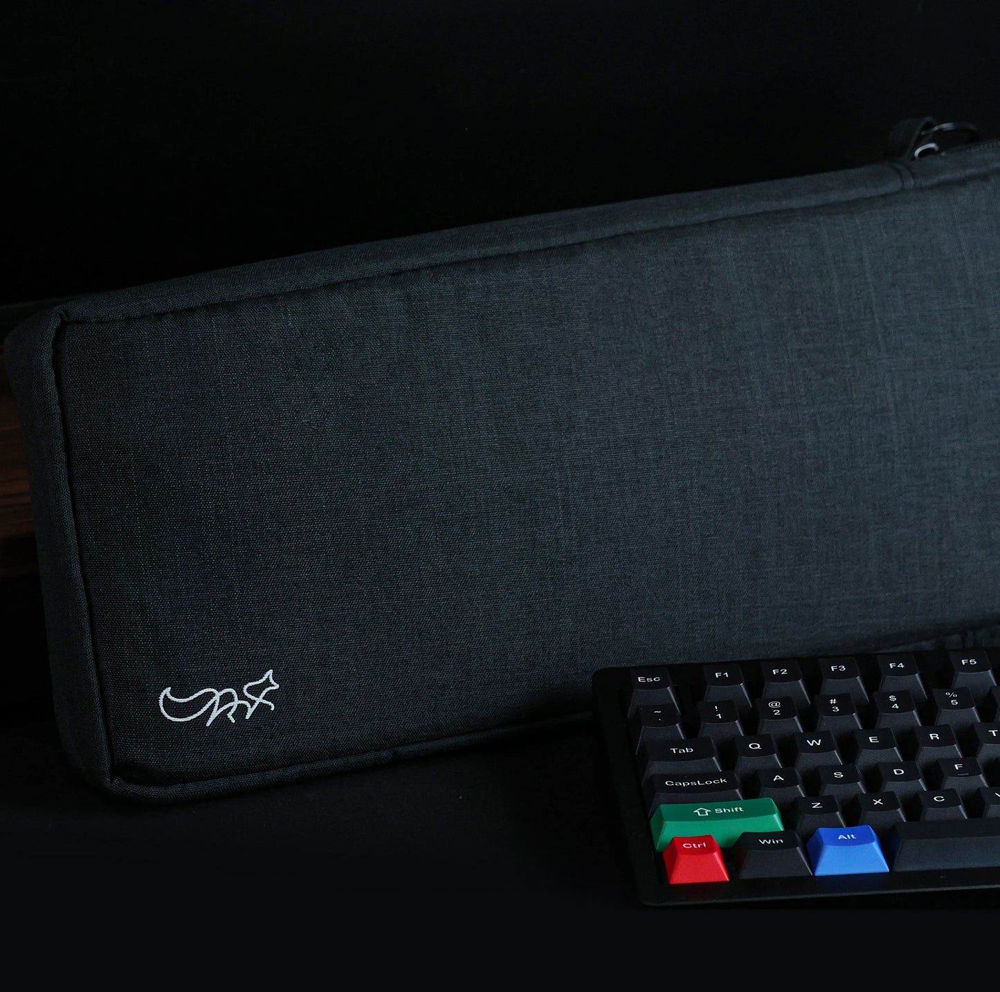 Chosfox Protable keyboard Storage Bag Large Capacity Mechanical Keyboard Bag 87/75/67 Thickened Fabric Waterproof Protect Bag