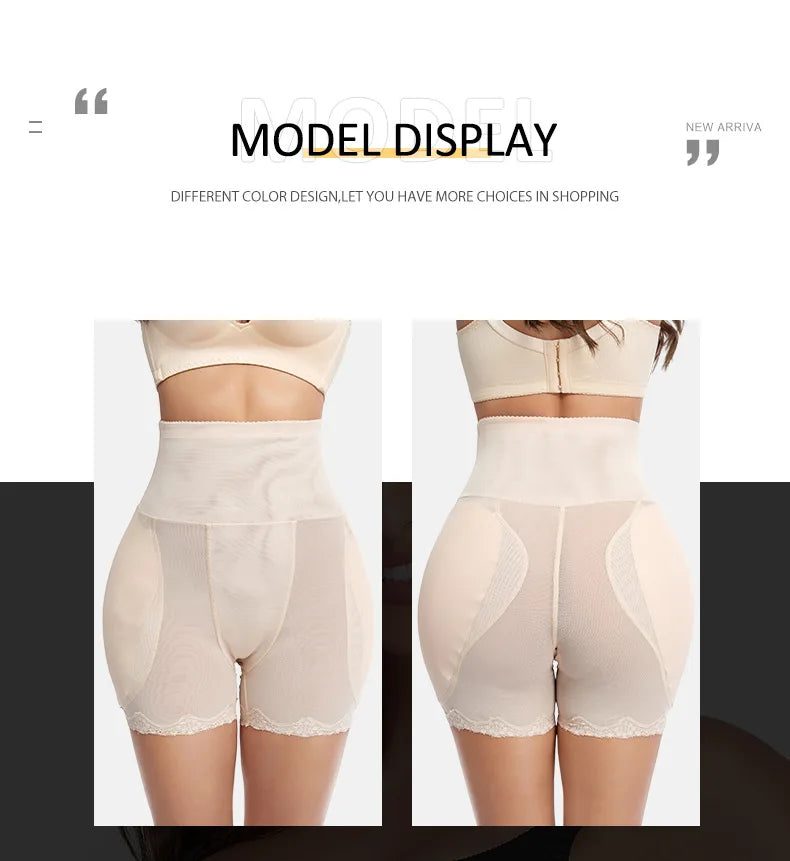 YBFDO Fake Ass Padded Hip Enhancer Body Shaper Tummy Control Panties Slimming Pants Waist Trainer Shaper Women Booty Butt Lifter