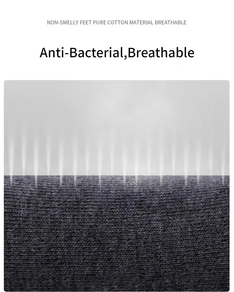 HSS 10Pairs Men‘s Socks Cotton Casual Business Middle Black Breathable Male Crew Socks Summer Winter Dress Gifts Socks Size38-45