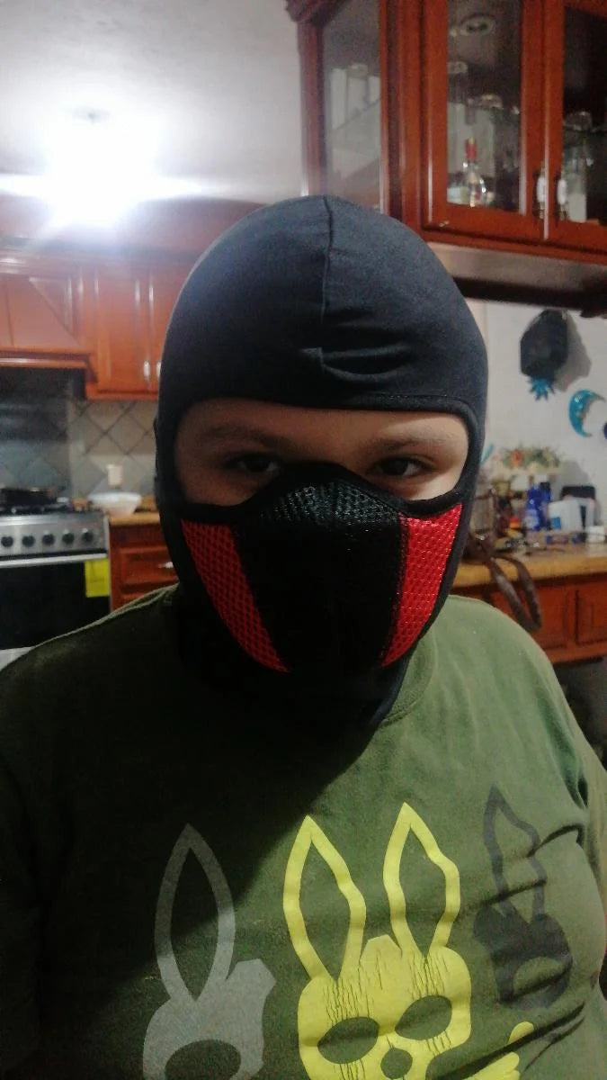 Headgear Men's and Women's Summer Outdoor Riding Ice Silk Mask Full Face Neck Fishing UV Breathable Sun Hat Patchwork Style