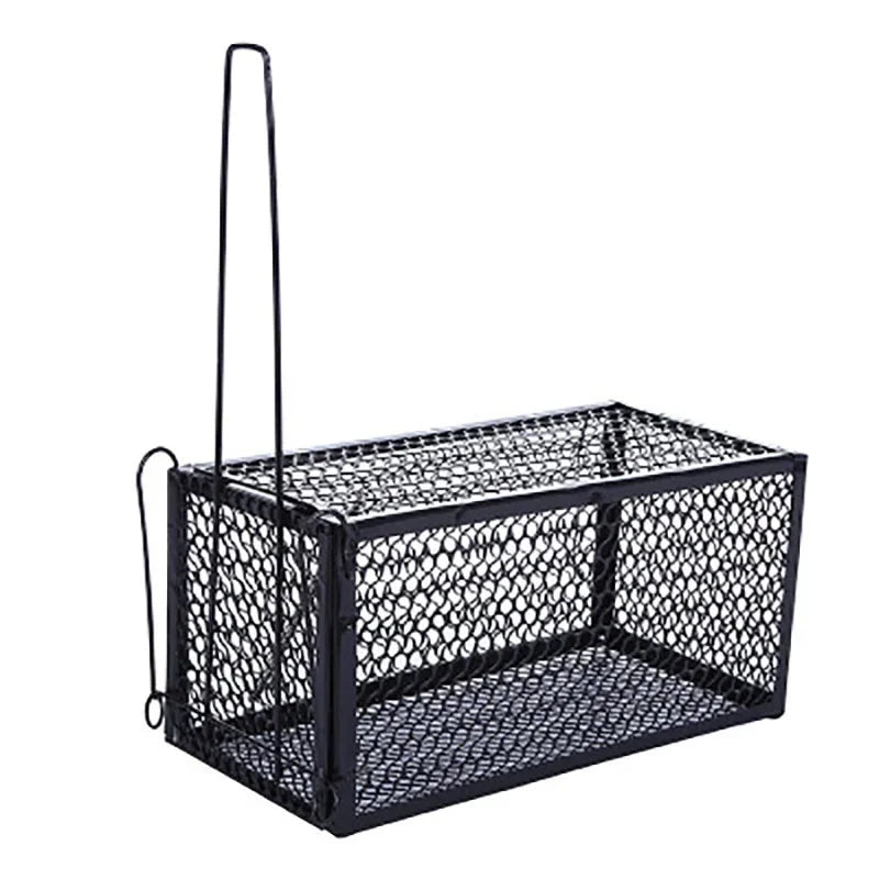 Smart Self-locking Mousetrap Safe Firm Iron Net Household Mouse Catcher Metal Reusable Humane Indoor Outdoor Rat Trap Rat Cage