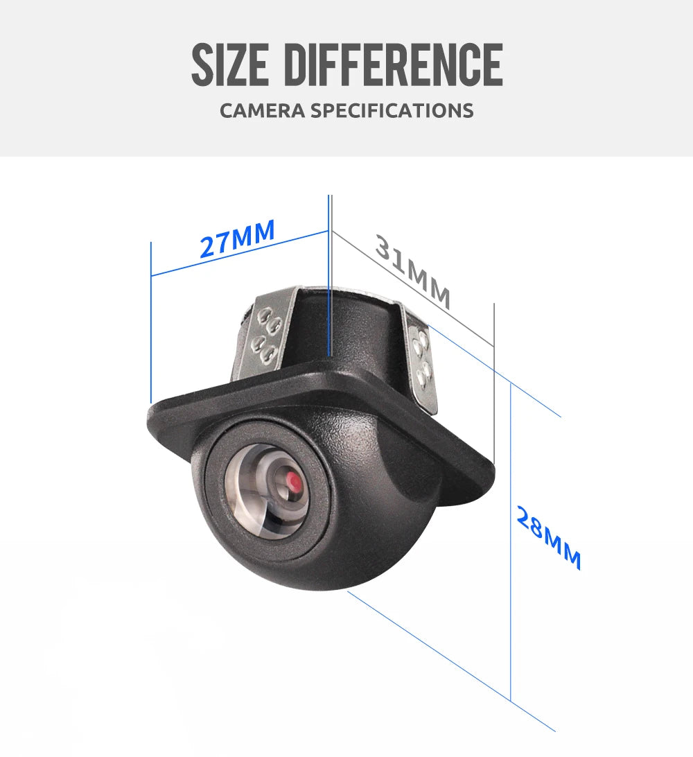 KTYDKP Universal Car Rear View Camera Waterproof Auto Parking Assistance Car Reverse Camera for Parking Monitoring