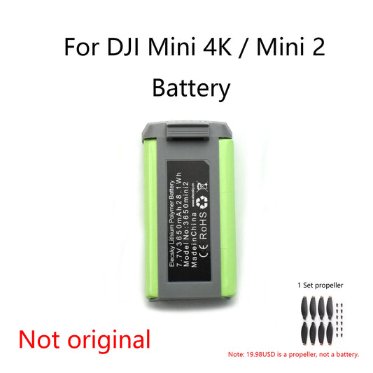 3650 mAh PLUS Battery For DJI Mini 2/DJI Mini 2 SE/DJI Mini SE/DJI Mini 4K Intelligent Flight Battery Accessories& Propellers