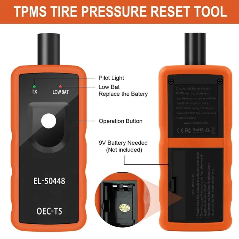 Tire Pressure Reset El-50448Tpms Is Suitable for General Car Series