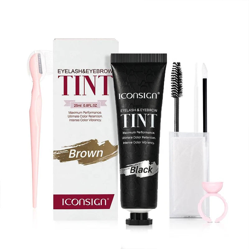 ICONSIGN Lash Lift Kit,Eyelash Perm Kit,Lash Lift and Tint Kit Professional Eyebrows Dye Lash Extension Set Semi-Permanent