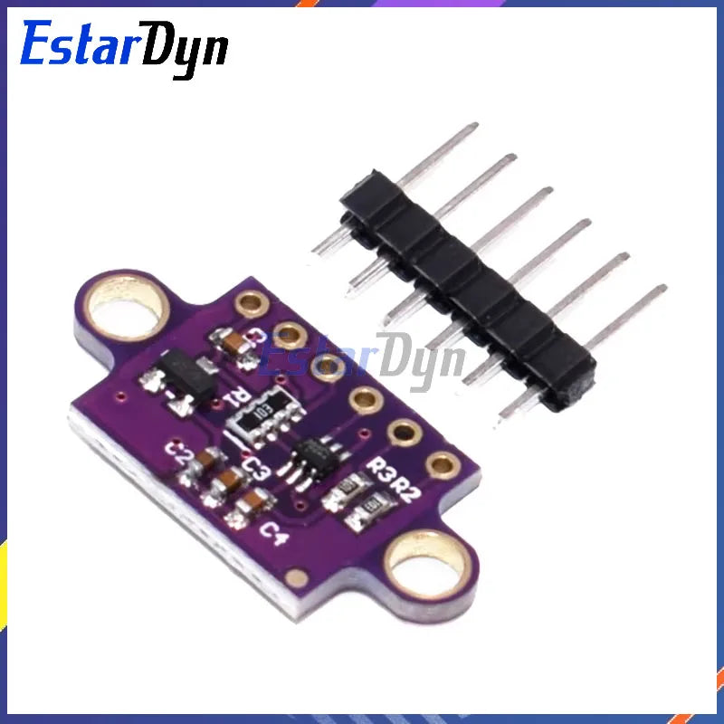 Estardyn VL53L0X Time-of-Flight (ToF) Laser Ranging Sensor Breakout 940nm GY-VL53L0XV2 Laser Distance Module I2C IIC 25MM*10.7MM