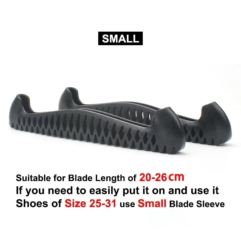 Adjustable TPU Ice Skating Blade Covers Walkable Figure Skate Ice Skate Hockey Skates Prevent Puncture Scalable Blade Sleeve
