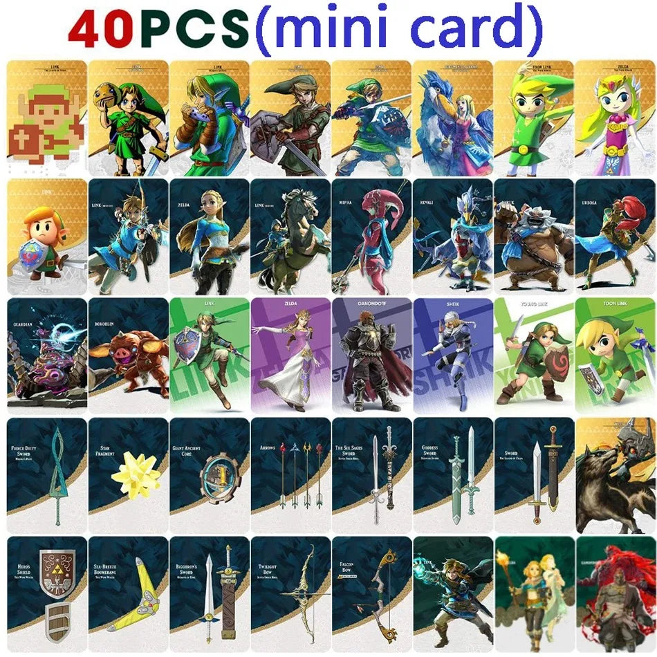 New splatoon Zelda Amiibo Card Apply to the Legend of Zelda: Tears of the Kingdo and Breath of the Wild Latest Paragliding NFC