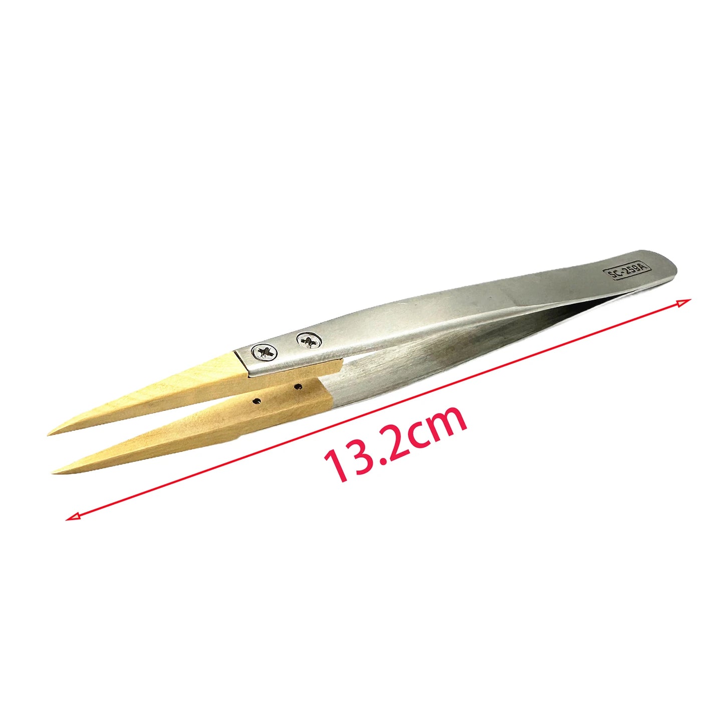 High End Tipped Tweezers Pointed Tweezers Lightweight Professional Watch Repair Tool Easy to Handle Boxwood Tip Tweezers