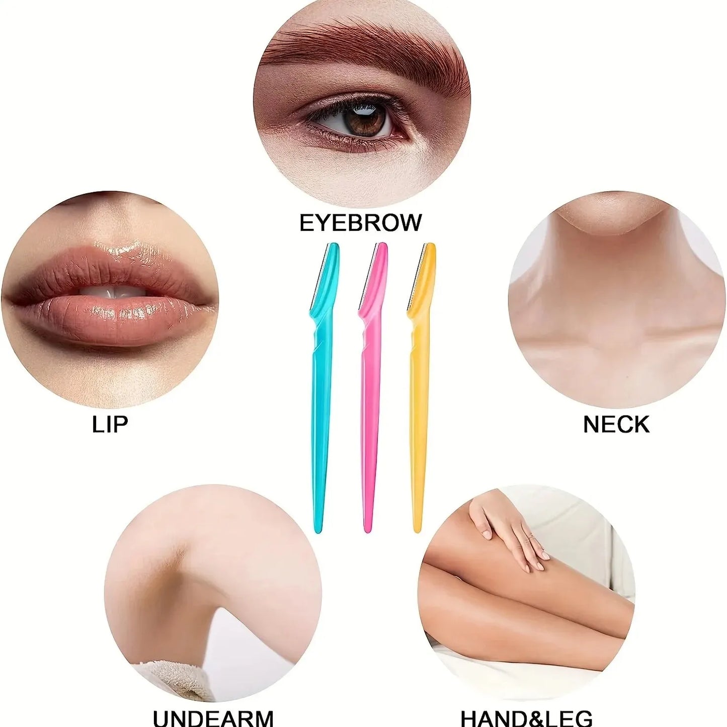 Multiple Safe Mini Washable Eyebrow Trimmers