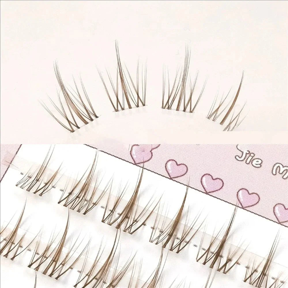 MIAOJIE Fashion Sunflower False Eyelashes Natural Simulation Fairy Cos Mink Eyelashes Extension Diy Makeup Individual Segmented