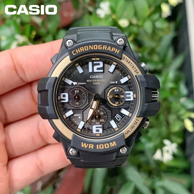 Casio MCW-200H/100H Watch Men's Men's Watch Multi-function Dial Stopwatch Date Sports Smart Cool Fashion Quartz Watch