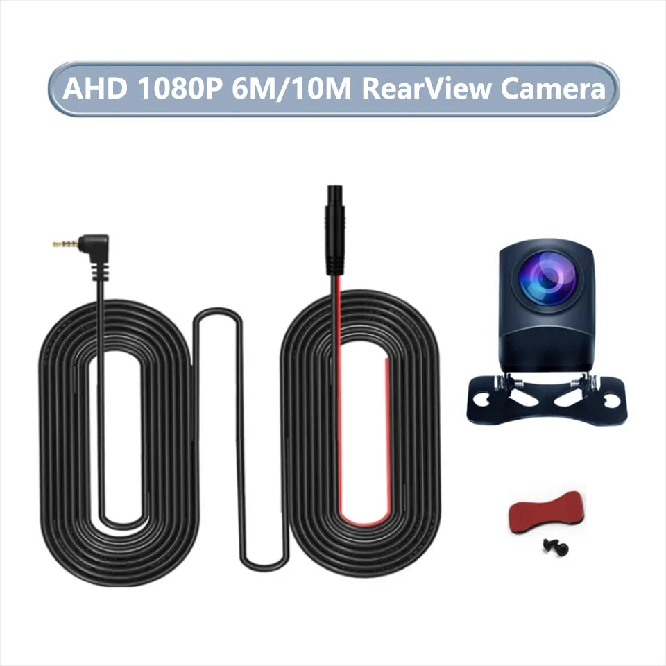 Universal 1080P Rear View Camera AHD 4 Pin 2.5mm Automatic Reversing HD Night Vision IP67 Rearview Mirror Cam Car Backup