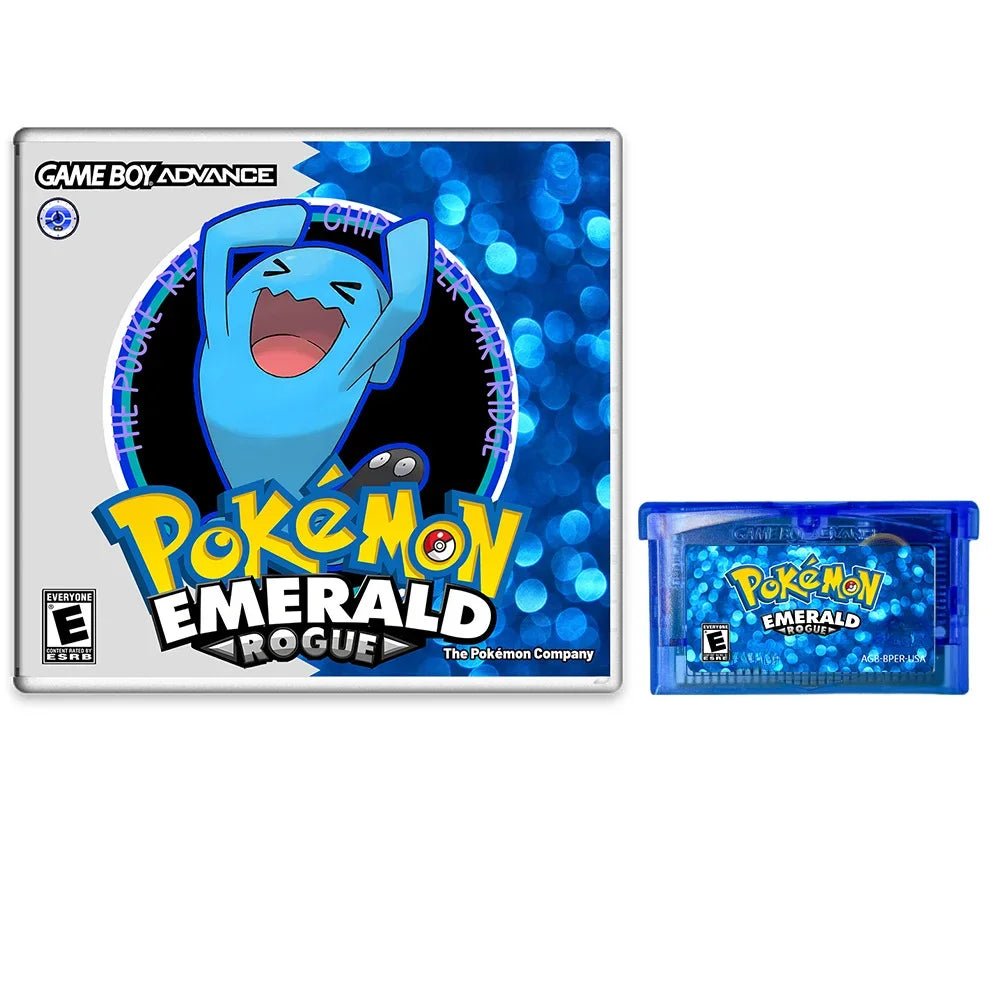 GBA RTC Pokemon  Real Clock  New Version 2.0 Game Card  Featured Popular English Games