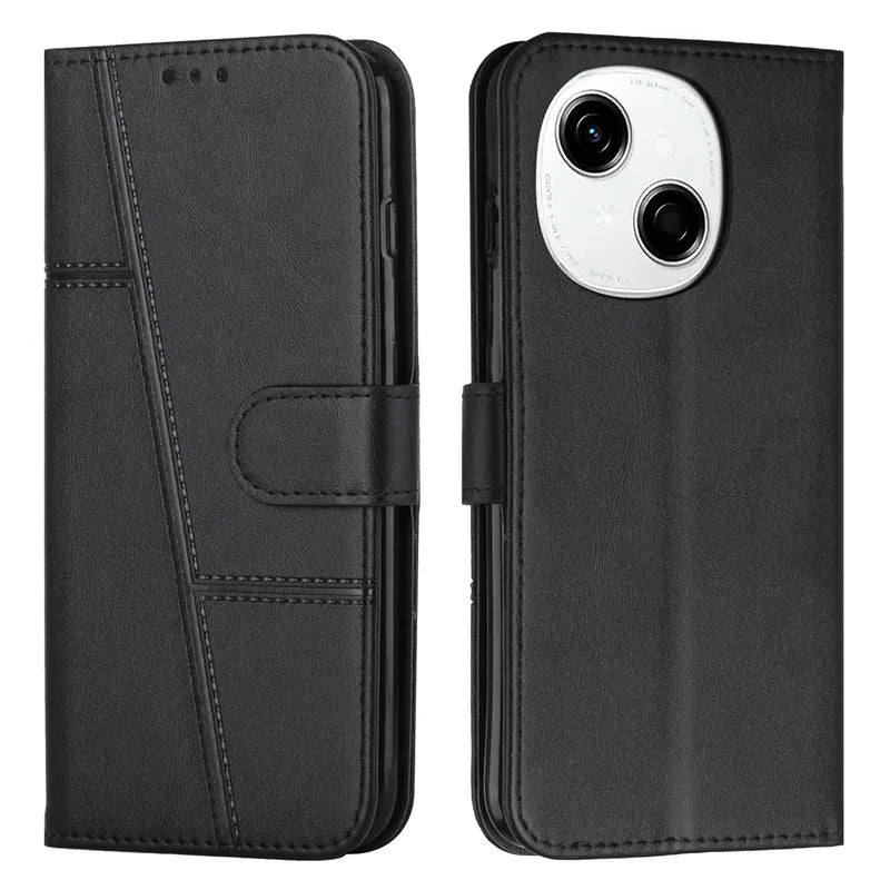 Leather Flip Spark40 Case on For Tecno Spark 40 40c Pro Plus 4G Camon 40 Pro Coque Magnetic Cases Stand Wallet Phone Cover