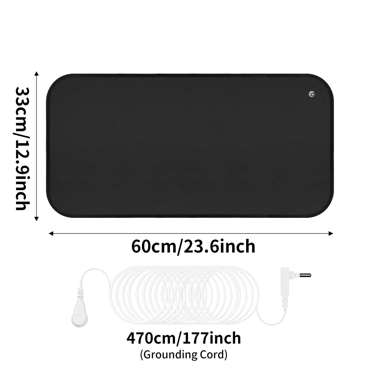 Grounding Mat for Improves Sleep Soft Sheet Mats Healthy Balance for Anxiety Pain Relief Earth Connected Wellness Therapy Pad
