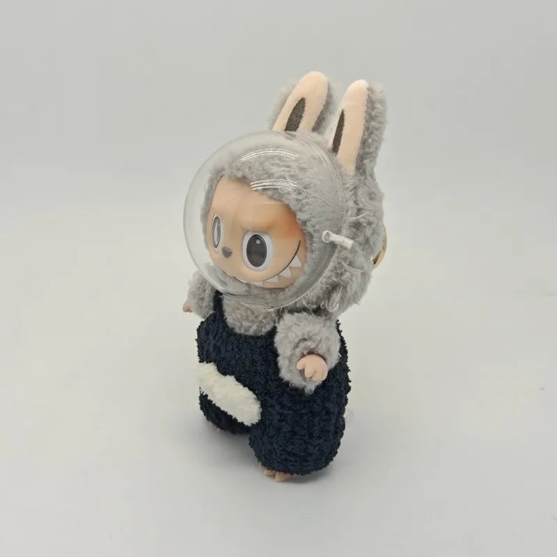 Transparent Face Mask for Mini Plush Doll Labubu Idol Kpop Doll Vinyl Toy Face Shield Doll Accessories Keep Doll Face Clean