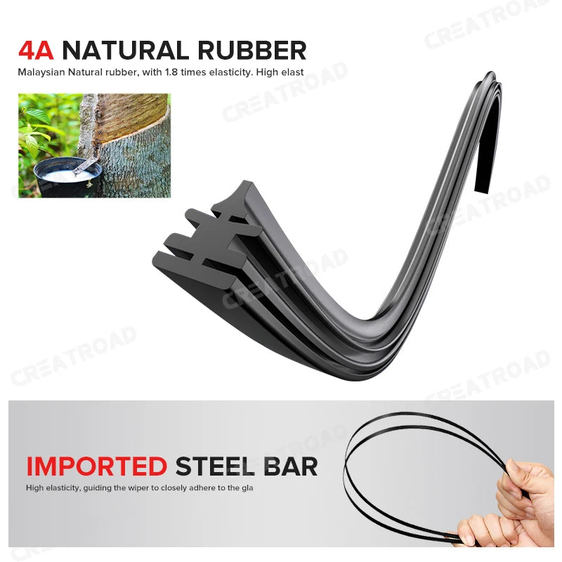 Wiper LHD Front Wiper Blades For BMW 5 Series F07 F10 F11 2011 - 2016 Windshield Windscreen Window Rain Brushes 26"+18"