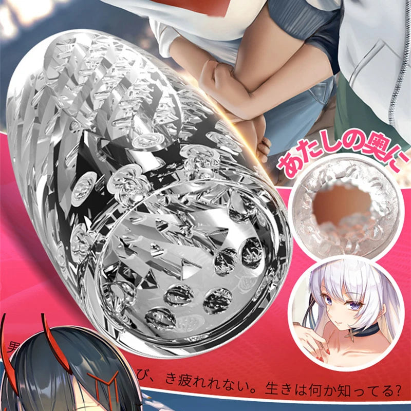 Masturbation Cup Sex Tooys For Man Friction Penis Orgasm Sex Toys Male Masturbador Vagina Vacuum Stimulator Goods For Adults