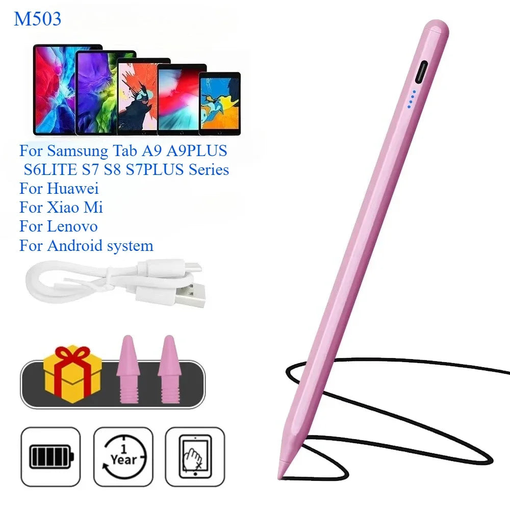 Universal Stylus Pen For Samsung Tab A9 plus S10 A8 S7 S6lite Capacitive Touch Pen For Huawei Xiaomi Lenovo M9 Pro 12.7 M10plus