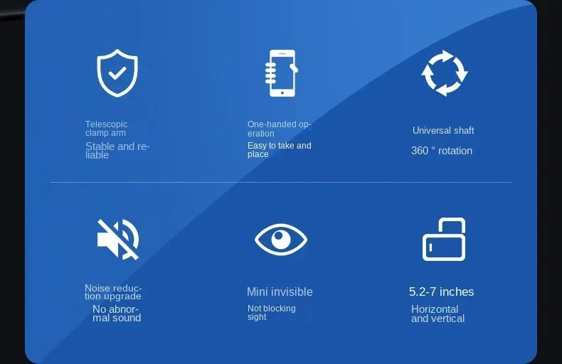 RandGrey Car Phone Holder for Universal Mobile Phone Holder Stand Car Phone Stand for Car Air Outlet Mount Car Cell Phone Suppor