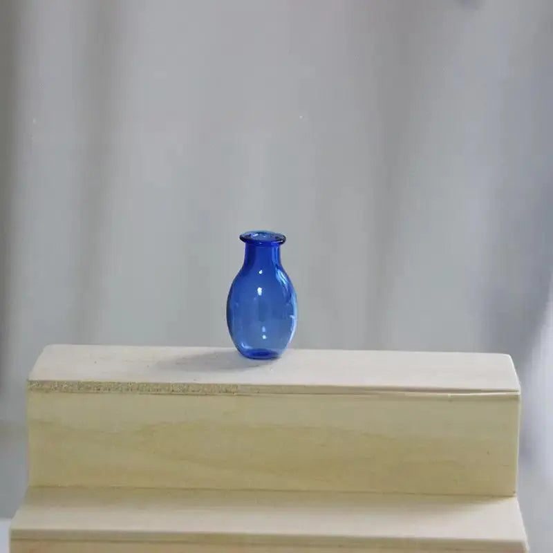 Mini Glass Vase Fridge Magnet Creative 3D Vase Micro Landscape Ornament Fridge Magnets Place Flower Arrangements Decoration