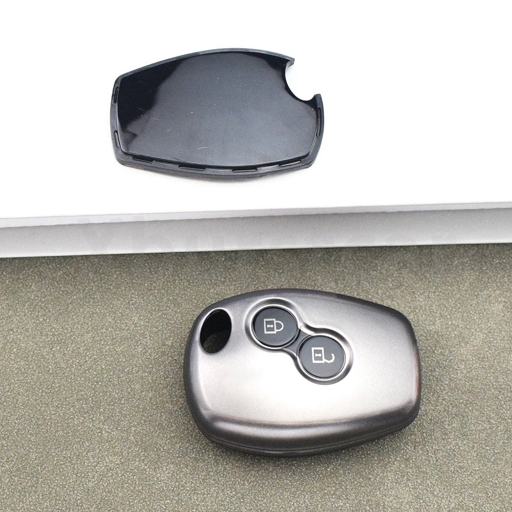 Gun Grey TPU Remote Shell Fob for Renault Megane Modus Espace Kangoo Clio Logan Sandero Twingo Scenic Car Key Case Cover