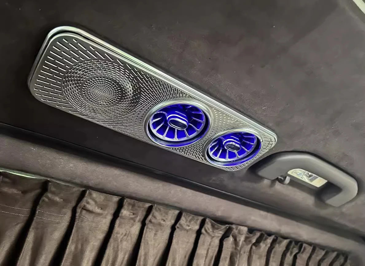 Interior Roof LED Air Conditioning Turbo Vent AC Outlet Trim  For Mercedes Benz V Class EQV Vito Viano Valente Metris W447 V250