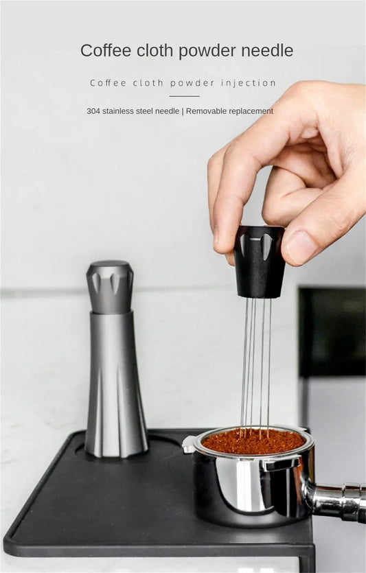 2024 Espresso Powder Stirrer Coffee Stirrer Needle Coffee Powder Distributor Needle Espresso Coffee Tamper Needles Coffee Tools