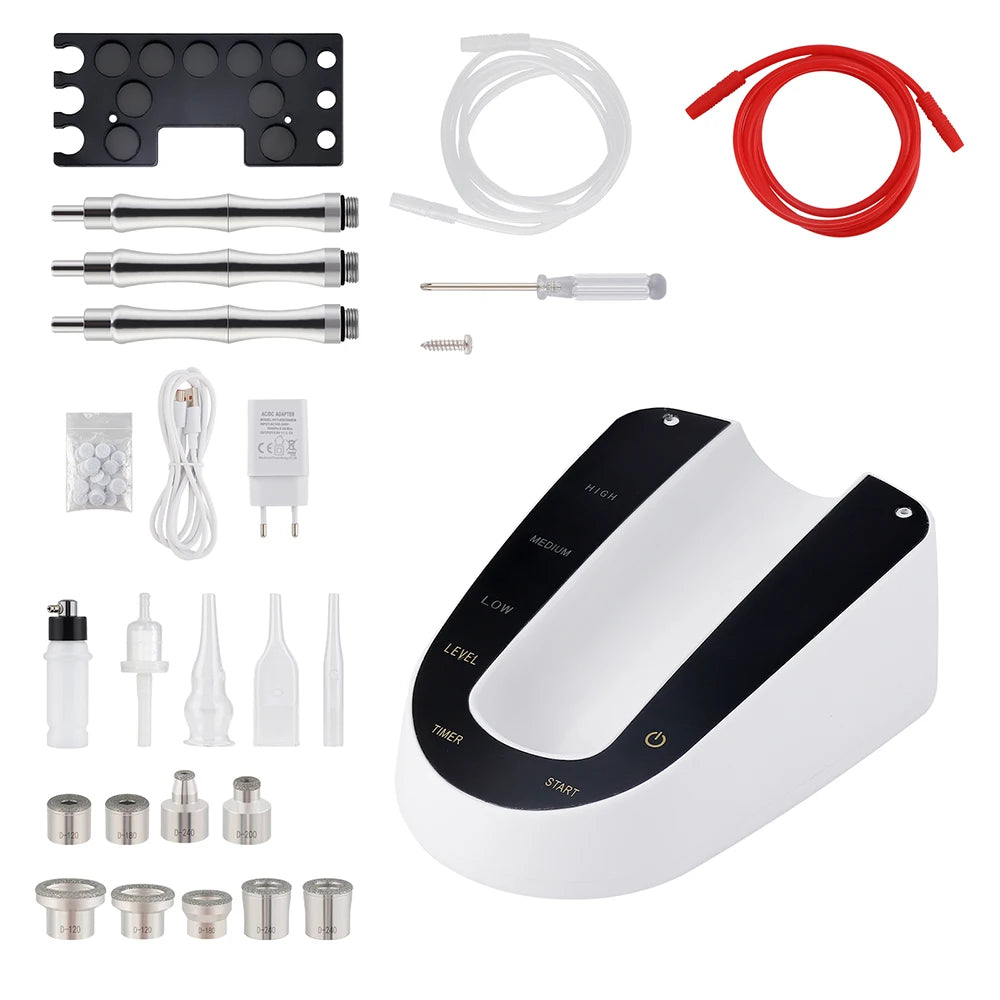 Home Use Facial Diamond Microdermabrasion Machine Face Peeling Beauty Machine Skin Exfoliation Pore Deep Cleaning SPA Skin Care