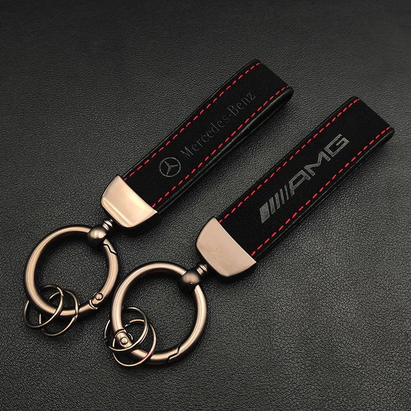 2024 New Man Keyring Women Luxury Car Keychain For Mercedes Benz AMG W204 W205 W212 W213 W222 x153 W176 W177 Keychain Accessory