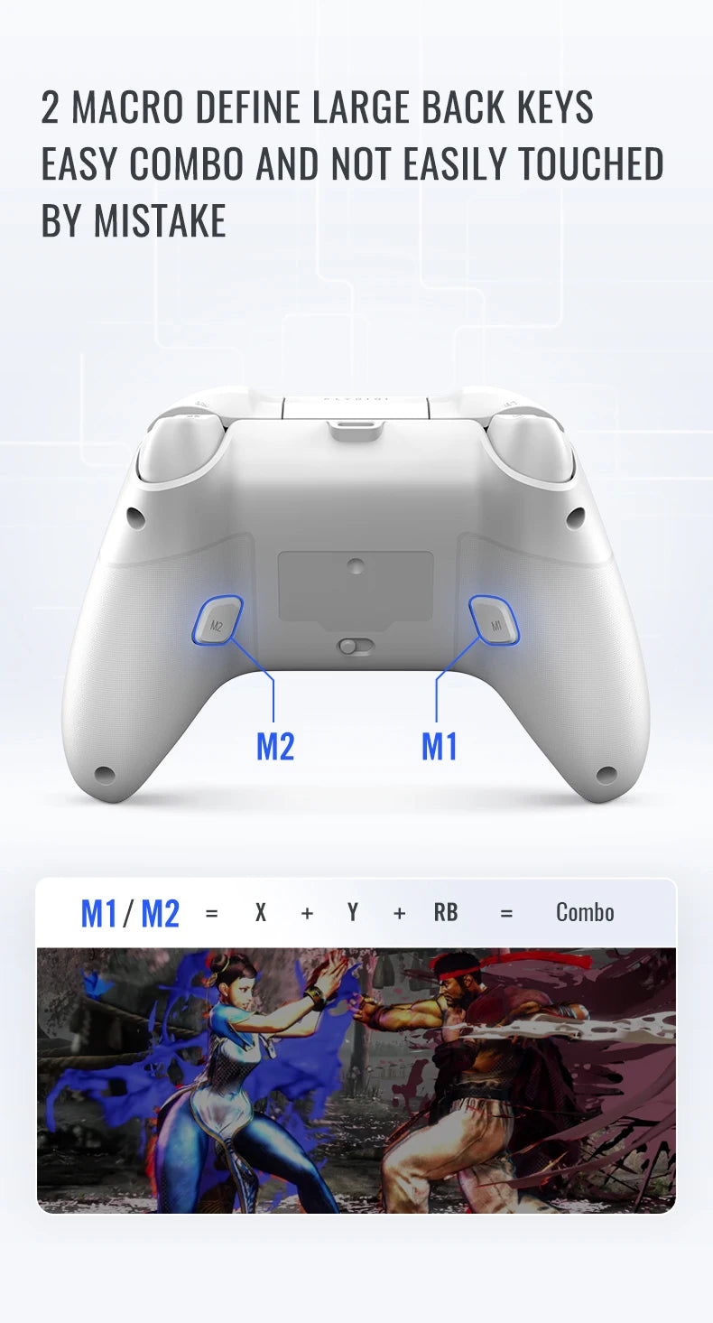 Flydigi Direwolf3\Direwolf2 Wireless Gaming Controller Bluetooth Hall Lineness Function Controller for Windows Nintendo Switch