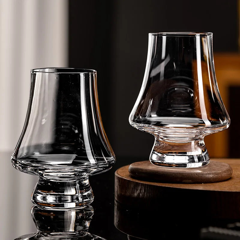 2/4/6pcs Crystal Glass Whiskey Cup Set of 250ml Clear Lead Free Drinking Glasses Scotch Liquor Barware Beer Spirits Wine Glasse