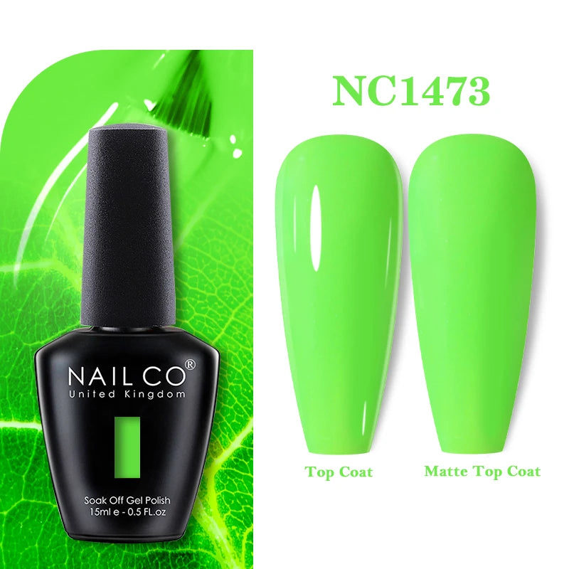 NAILCO Gel Nail Polish 15ml Nail Art Vernis Semi Permanent Soak off UV Gel Polish Gel Manicure Nail Varnish Nail Color Ongles
