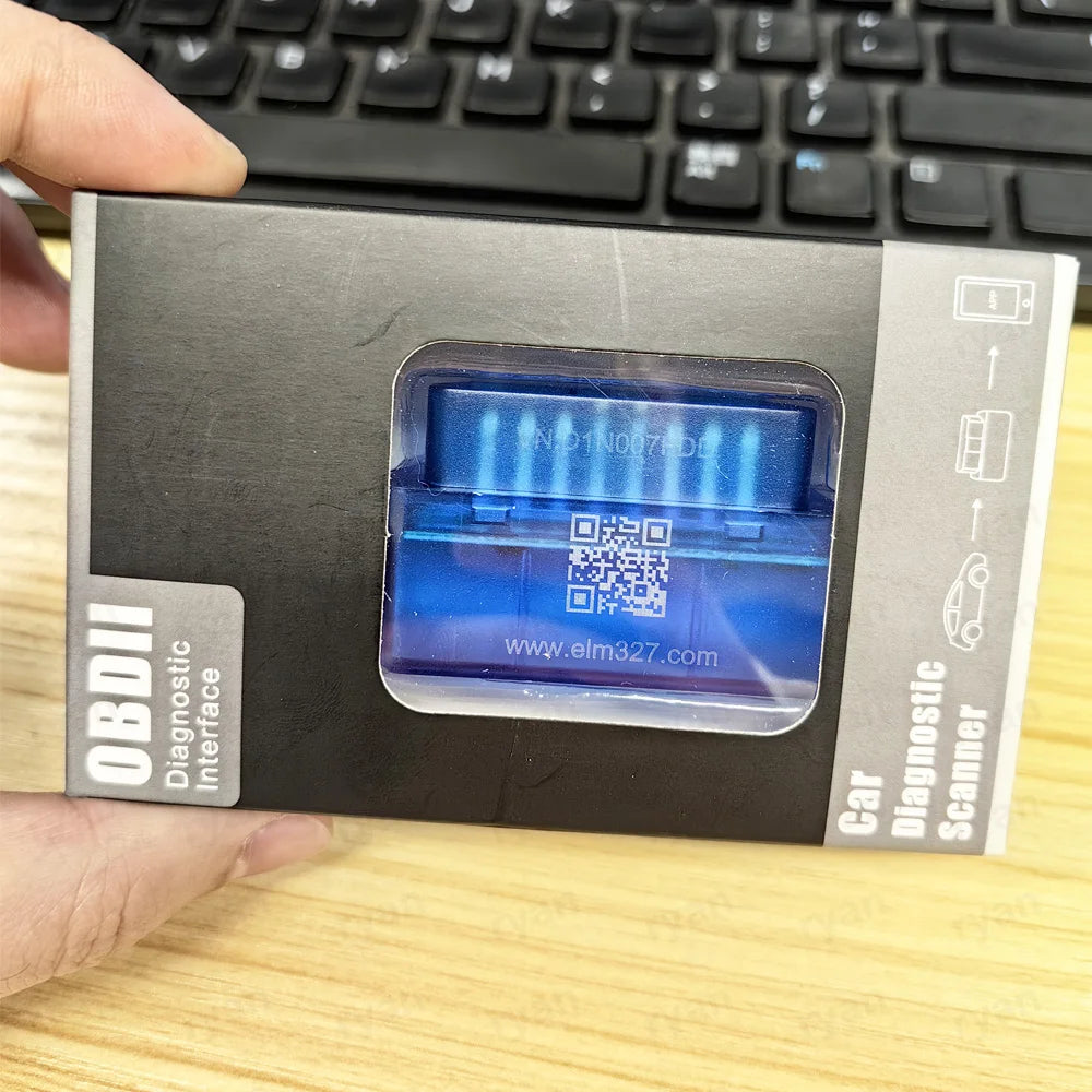 7 Protocols ELM327 V1.5 Bluetooth OBD2 Scanner ELM 327 V1.5 Work On Android IOS Car Diagnostic Tool OBD II Code Reader