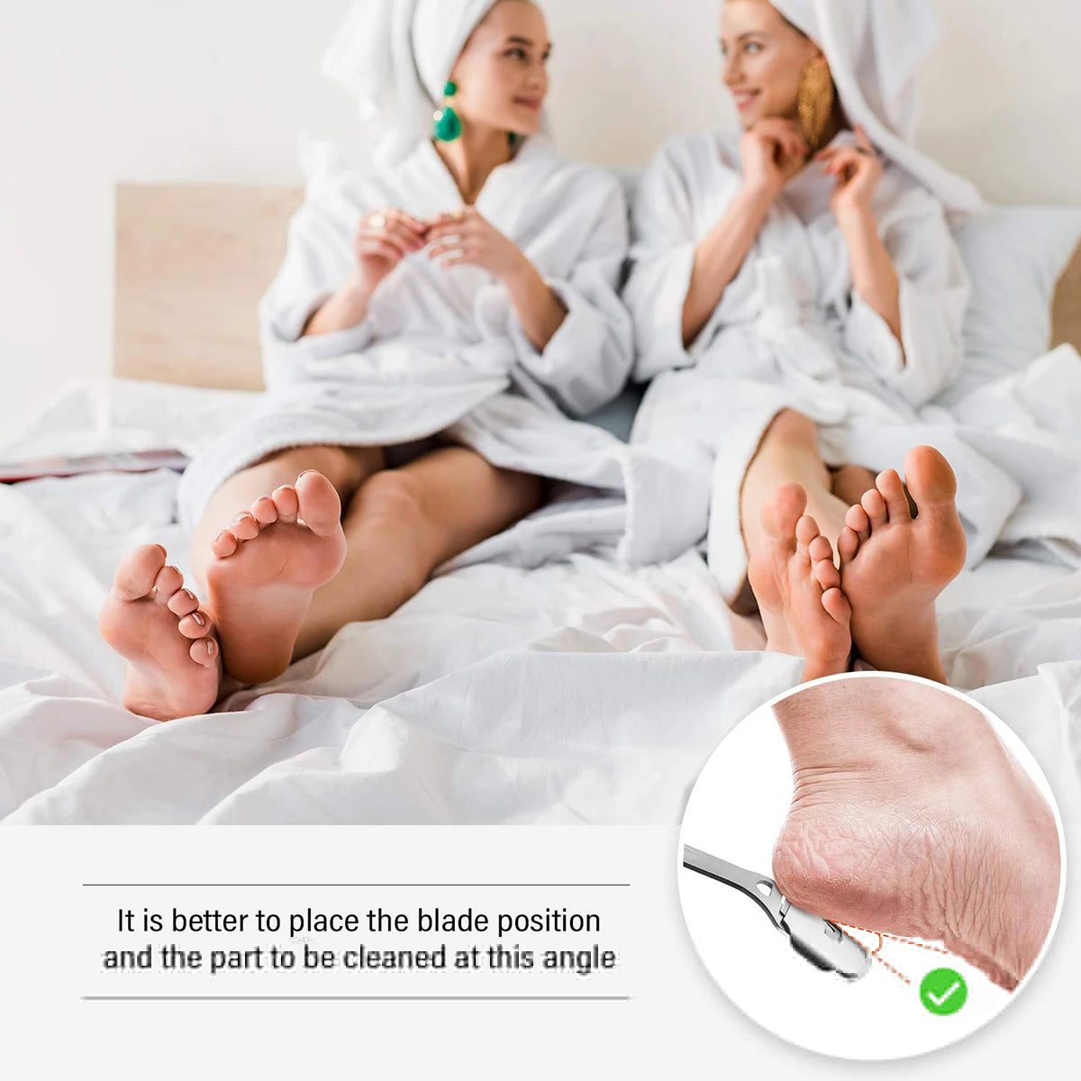 Stainless Steel Foot Callus Shaver Heel Hard Skin Remover Hand Feet Pedicure Razor Tool With 10pcs Blades Foot Care Foot File