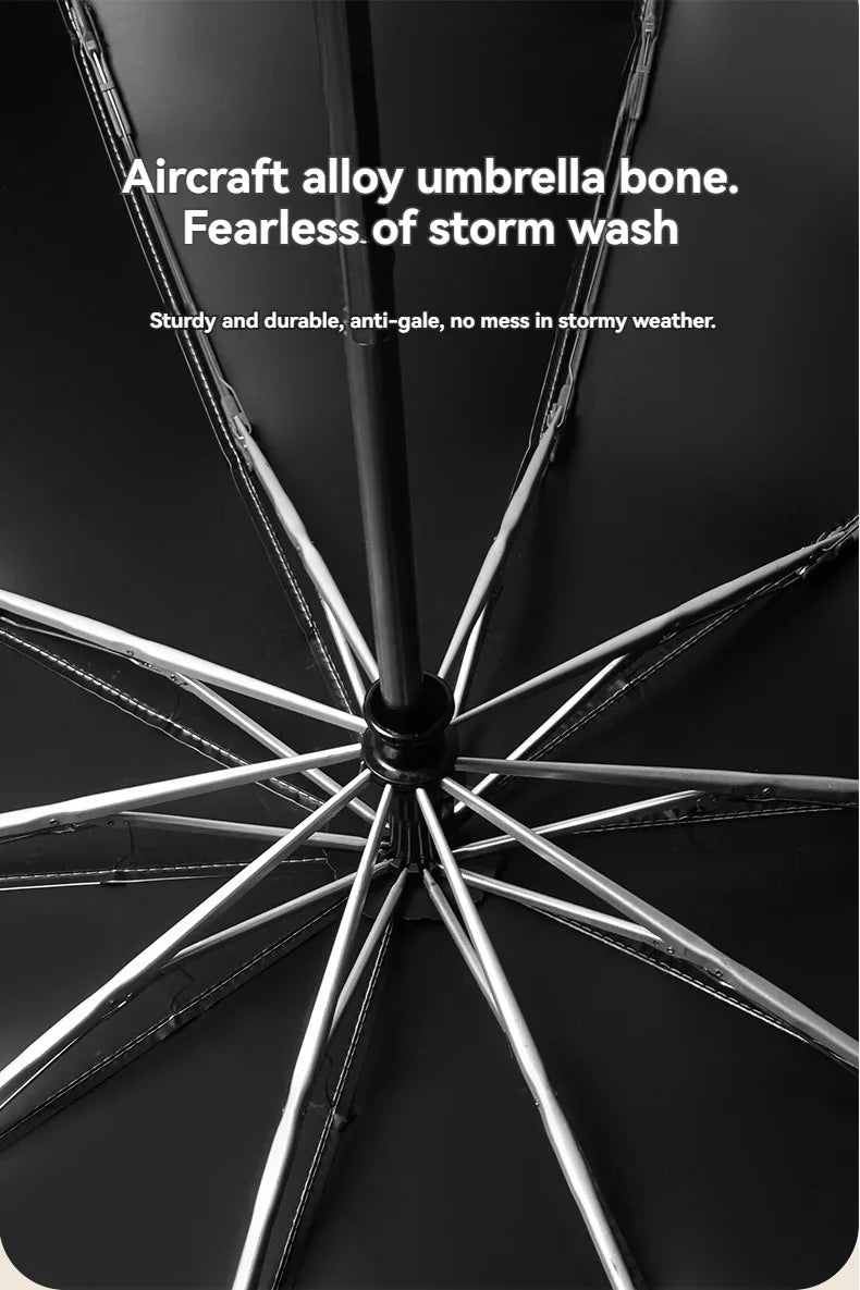 2025 NEW Fully automatic reverse umbrella large men's umbrella folding umbrella women's high-end sun protection umbrella