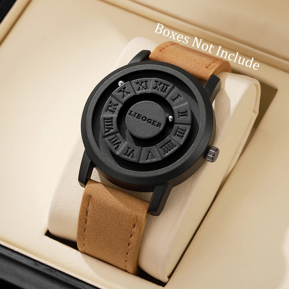 Fashion Magnetic Suspension Men Sports Watches Casual Mens Quartz Wristwatches Reloj Hombre（Without Box）