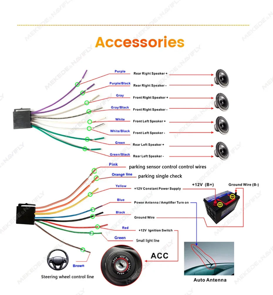 MEKEDE 1 din MP5 Player 7inch HD Touch Screen Car Radio 1DIN Auto audio USB BT TF Card For Universal Autoradio Multimedia Player