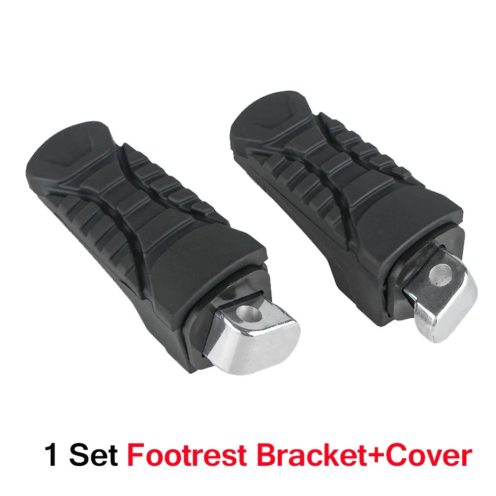 R1200GS LC Rear Passenger Footrest Foot Peg For BMW GS1250 R1250GS ADV R1250GS Adventure Aluminum Footpeg Bracket Rubber Cover