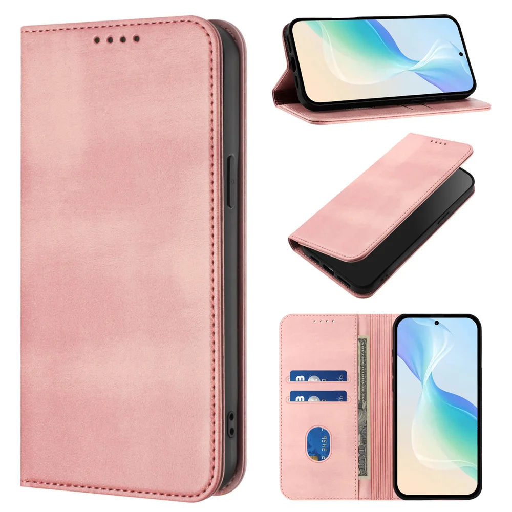 Wallet Flip Luxury Leather Phone Case on For Oneplus 15 13 13T 13R 13S 12 12R 11 11R 10T 10R 10 9 Pro 9R 8T Magnetic Back Cover