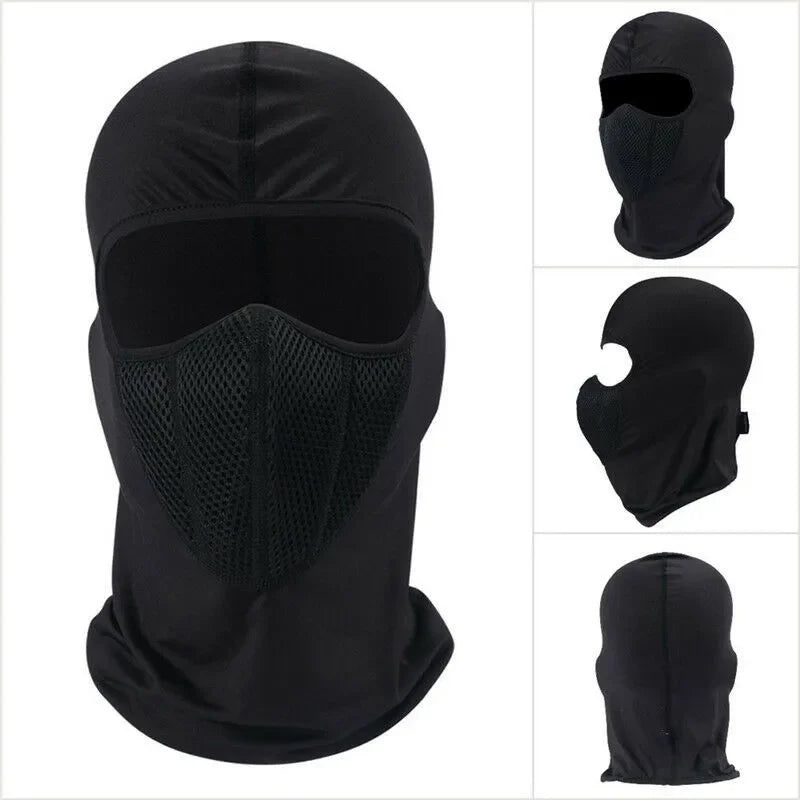 Motorcycle Full Face Mask Balaclava For Men & Women, Breathable Weather- Resistant Riding Sports Mask