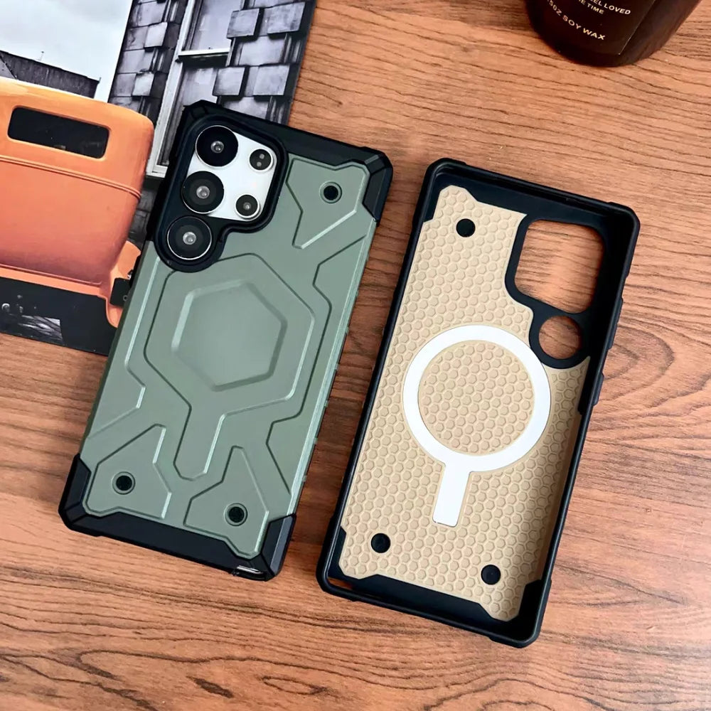 Shockproof Pathfinder Magnetic Case for Samsung Galaxy S26 Ultra S25 S24 ULTRA S26Plus Limited Edition Rugged For Magsafe Cover